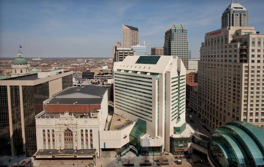 Embassy Suites By Hilton Indianapolis Downtown Indianápolis Exterior foto